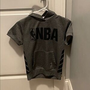 NBA Kids Charcoal Hoodie T-Shirt